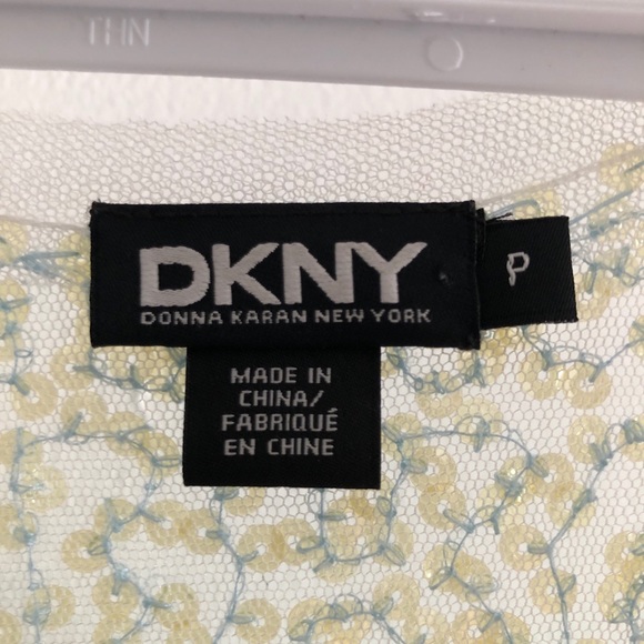 DKNY sheer sequin mini dress - Picture 3 of 3